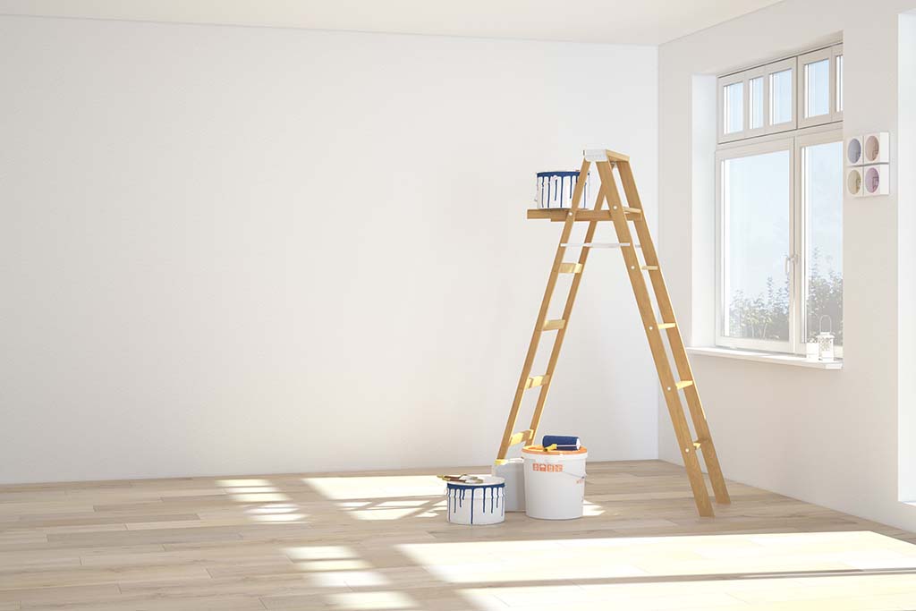 Property maintenance services - room ready for renovation